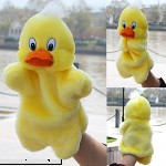 Lovely Baby Animal Plush Toy Kids Hand Puppets Childhood Soft Toy Duck Shape Story Pretend Playing Dolls Xmas Gift for Children  B07DK5R53N